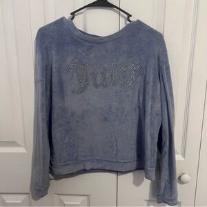 Blue Juicy Couture Velour Pj Set